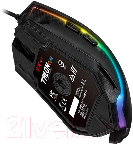 Мышь Thermaltake Talon Elite RGB с ковриком / MO-TER-WDOTBK-01