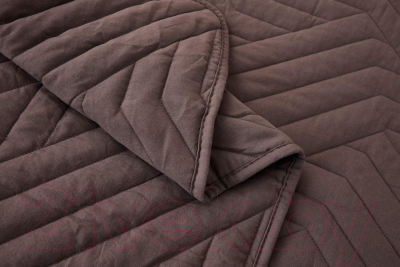 Набор текстиля для спальни Sofi de Marko Мориц 160x220 / Пок-МЦ-шк-160x220 (шоколад)