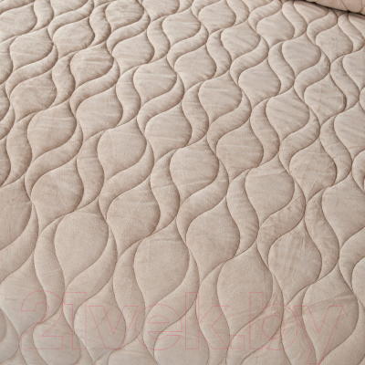 Набор текстиля для спальни Sofi de Marko Нобилис 240x280 / Пок-Ноб-240x280свб (светло-бежевый)