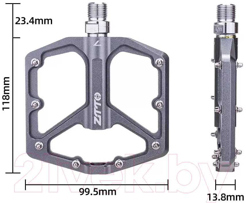 Комплект педалей для велосипеда ZTTO JT-LHJJT07
