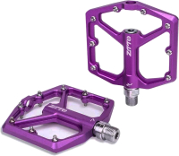 Комплект педалей для велосипеда ZTTO JT-LHJJT07 (фиолетовый) - 