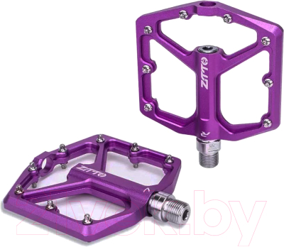 Комплект педалей для велосипеда ZTTO JT-LHJJT07 (фиолетовый)