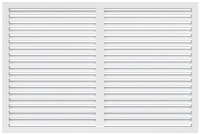 Решетка вентиляционная Ventale 900x600 (белый) - 