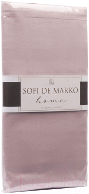 Наволочка Sofi de Marko Мармис 70x70 / НВ-мс-70x70лил (лиловый)
