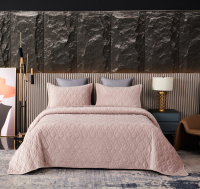 Набор текстиля для спальни Sofi de Marko Нобилис 240x260 / Пок-Ноб-240x260пр (пепельно-розовый) - 