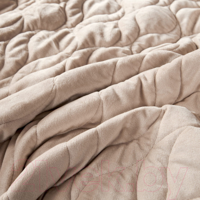 Набор текстиля для спальни Sofi de Marko Нобилис 240x260 / Пок-Ноб-240x260свб (светло-бежевый)