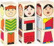 Развивающая игрушка Краснокамская игрушка Кубики. Народы мира / Куб-11 - 