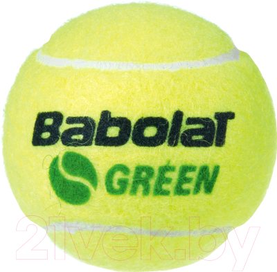 Набор теннисных мячей Babolat Green / 501066 (3шт, желтый/зеленый)