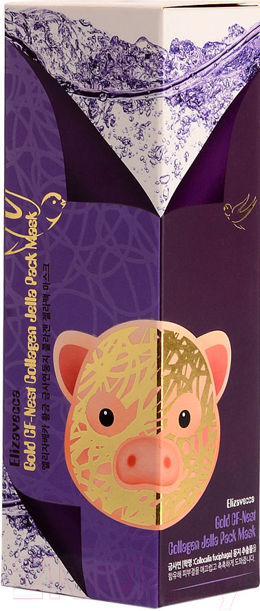 Маска для лица гелевая Elizavecca Gold CF-Nest Collagen Jella Pack Mask (80мл) — фото 2