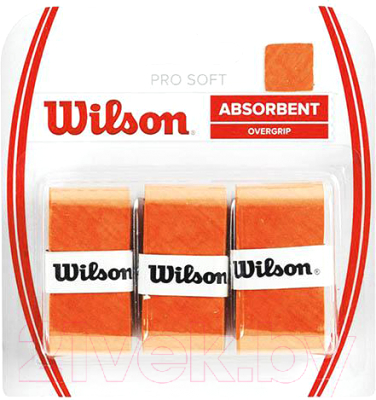 Овергрип Wilson Pro Soft Overgrip / WRZ4040OR (3шт, оранжевый)