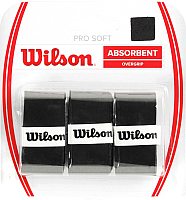 Овергрип Wilson Pro Soft Overgrip / WRZ4040BK (3шт, черный)