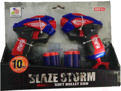 Набор игрушечного оружия Blaze Storm Миниган Импульс / 7072