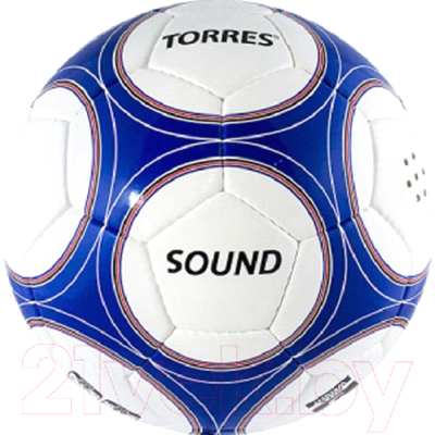 Футбольный мяч Torres Sound F30255 (белый/синий/черный)