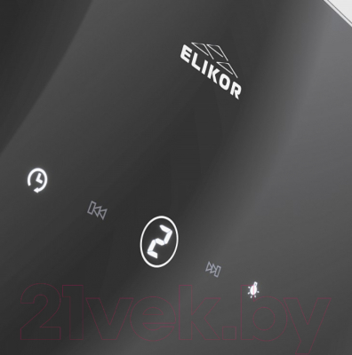 Вытяжка наклонная Elikor Wave 50 BK / 243077