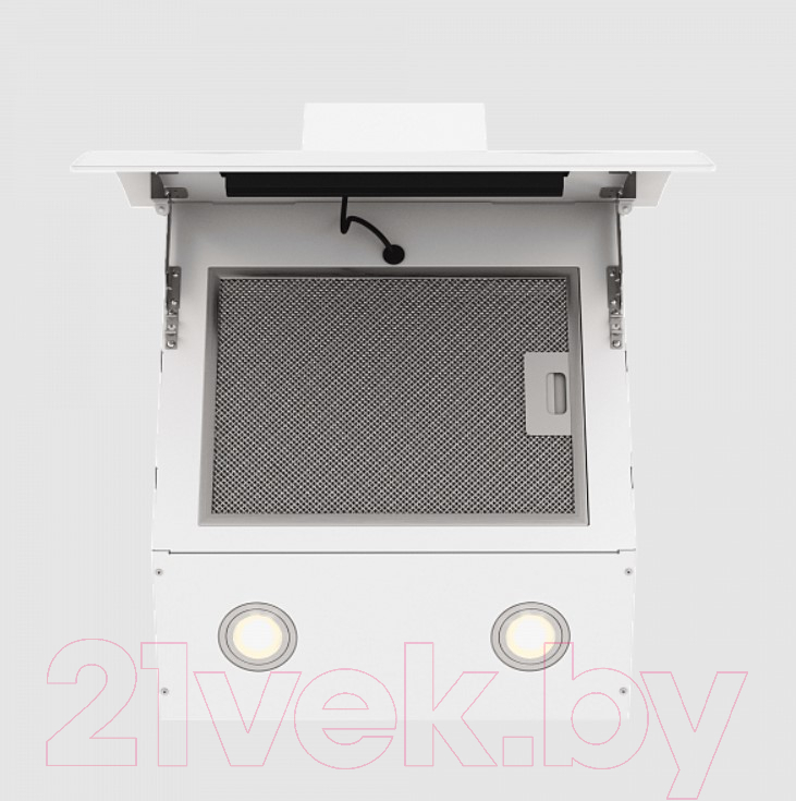 Вытяжка наклонная Elikor Wave 50 WH / 243079