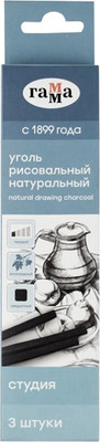 Набор угля для рисования ГАММА Студия / 080219_04 (3шт) - 