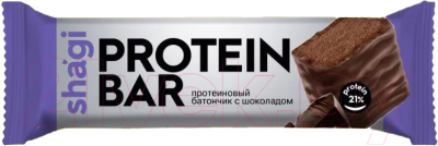 Набор протеиновых батончиков ProteinRex Shagi со вкусом шоколада (18x40г)