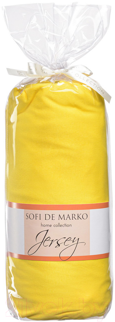 Простыня Sofi de Marko Роланд 160x200x30 / ПР-РЛ-160x200x30жл (желтый) — фото 2
