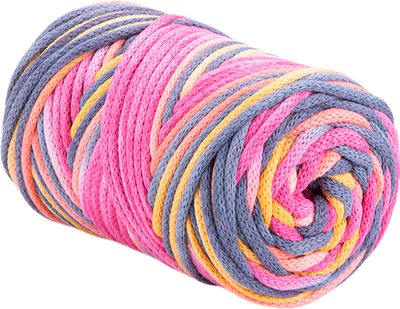 

Пряжа для вязания, Macrame Cord 3мм 60% хлопок, 40 вискоза/полиэстер / 913