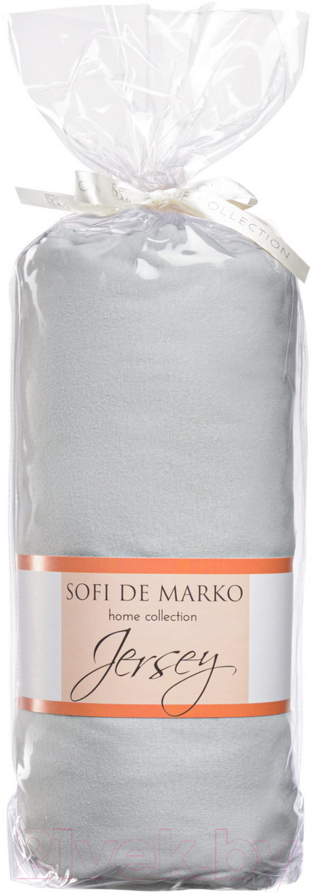 Простыня Sofi de Marko Роланд 160x200x30 / ПР-РЛ-160x200x30сс (светло-серый) — фото 2