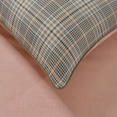 Комплект постельного белья Sofi de Marko Лавр Евро / Евро-5690 (розовый)