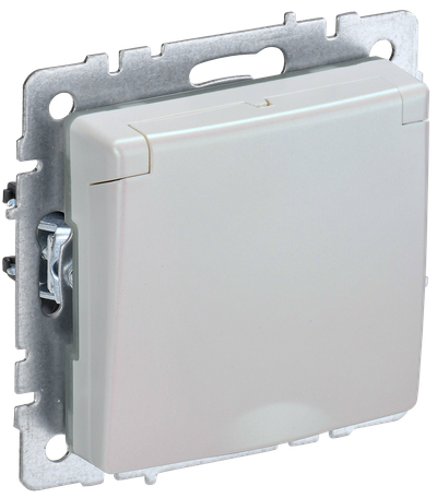 Розетка IEK Brite BR-R16-16-K36 (жемчуг)