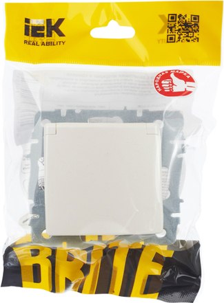 Розетка IEK Brite BR-R16-16-K36 (жемчуг)