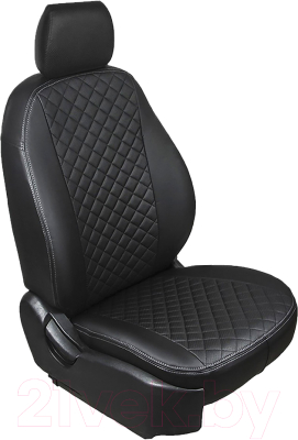 Комплект чехлов для сидений Seintex 88900 (черный, для Skoda Octavia A5 2008–2013)
