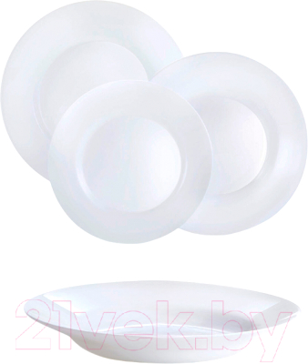 Набор тарелок Luminarc Plumi V5586