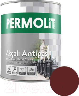 Грунт-эмаль PERMOLIT Antipas антикоррозийная (750мл, красно-коричневый)