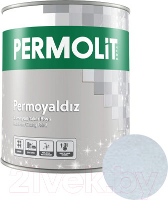 Краска PERMOLIT Permoyaldiz термо до 300С для печей и радиаторов (750мл, алюминий)