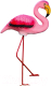 Миниатюра изображения товара Фигурка для сада Хорошие сувениры Розовый фламинго / 4793755
