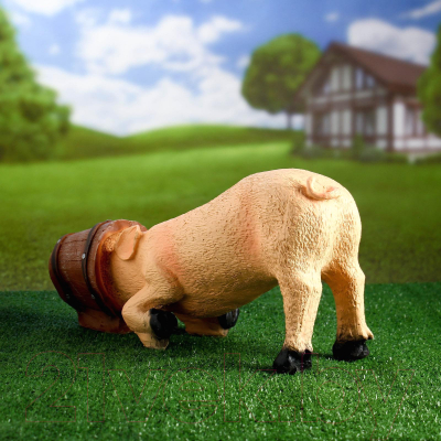 Изображение товара Фигурка для сада Хорошие сувениры Свинья в кадке / 1126917