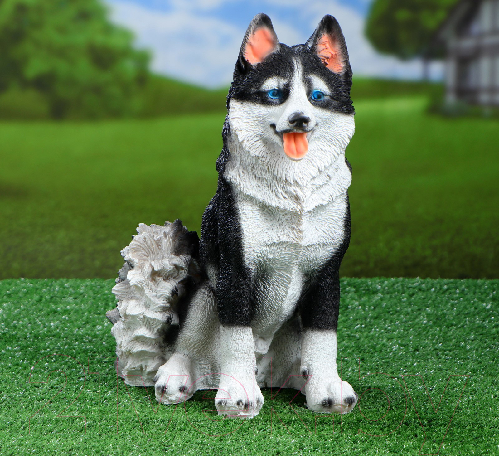 Фигурка для сада Хорошие сувениры Собака Хаски / 4803560 — фото 2
