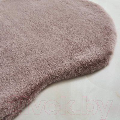 Коврик Sofi de Marko Плюшевый 80х120 / Ков-П-Пр-80x120 (пепельно-розовый)