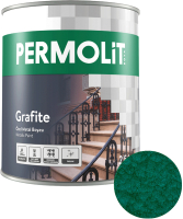 Краска PERMOLIT Hammerton антикоррозийная с молотковым эффектом 1318 (650мл, верде) - 