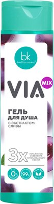 

Гель для душа, VIA Mix с экстрактом сливы