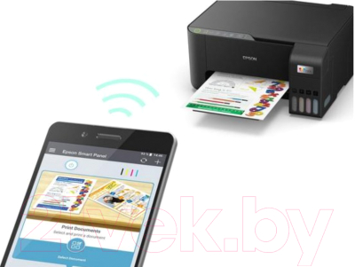 МФУ Epson EcoTank L3250+чернила 103 EcoTank Black (C11CJ67418+C13T00S14A)