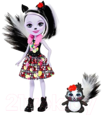 Кукла с аксессуарами Mattel Энчантималс с любимым зверьком / 5195123