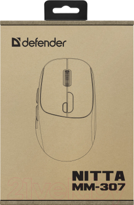 Мышь Defender Nitta MM-307 / 52307 (белый)