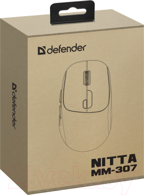 Мышь Defender Nitta MM-307 / 52307 (белый)