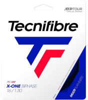 Струна для теннисной ракетки Tecnifibre X-One Biphase 1.30 / 01GXO130XB (12м, черный) - 