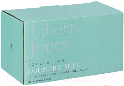 Набор форм для запекания Liberty Jones Country Mill / LJ0000279 (4шт, светло-бежевый)