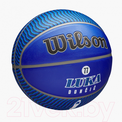 Баскетбольный мяч Wilson Nba Player Icon Outdoor Bskt Luka Bl / WZ4006401XB7 (размер 7)