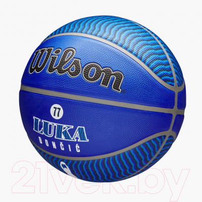 Баскетбольный мяч Wilson Nba Player Icon Outdoor Bskt Luka Bl / WZ4006401XB7 (размер 7)