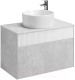 Миниатюра изображения товара Тумба под умывальник Акватон Марбл Слэйт 80 / 1A276201MH4C0 (белый матовый)