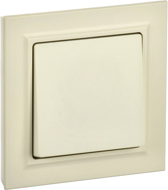 Выключатель IEK Brite BR-V10-0-10-K10-F (бежевый)