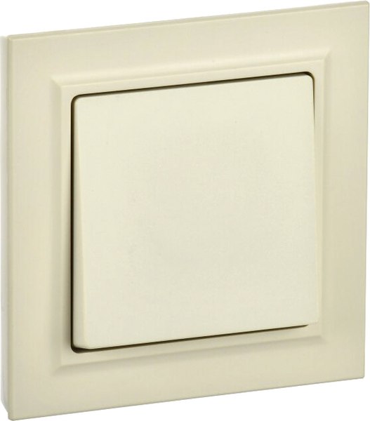 Выключатель IEK Brite BR-V10-0-10-K10-F (бежевый)