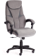 Кресло офисное Tetchair Cambridge флок/ткань (серый) - 