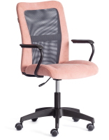 Кресло офисное Tetchair Staff флок (розовый/серый,137/W-12) - 